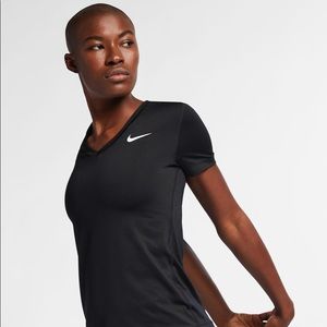 Women’s Short Sleeve Black Top Nike Dri-Fit